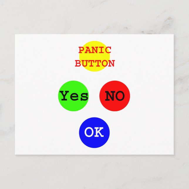 Ja inget knäppas de MUSEUMZazzle gåvorna Vykort (Framsida)