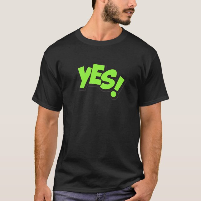 Ja Ja absolut Ja Ja, ja utan T Shirt (Framsida)