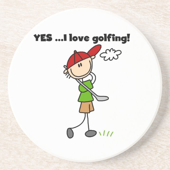 Ja jag älskar golf underlägg (Framsidan)