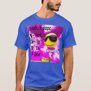 Ja, jag ångar tack för buss-chauffören t shirt