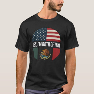 Ja, jag är båda – Stolt dubbel identitet medborgar T Shirt