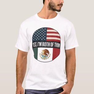 Ja, jag är båda – Stolt dubbel identitet medborgar T Shirt