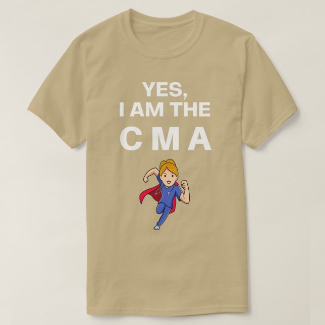 Ja, jag är CMA T Shirt (Design framsida)