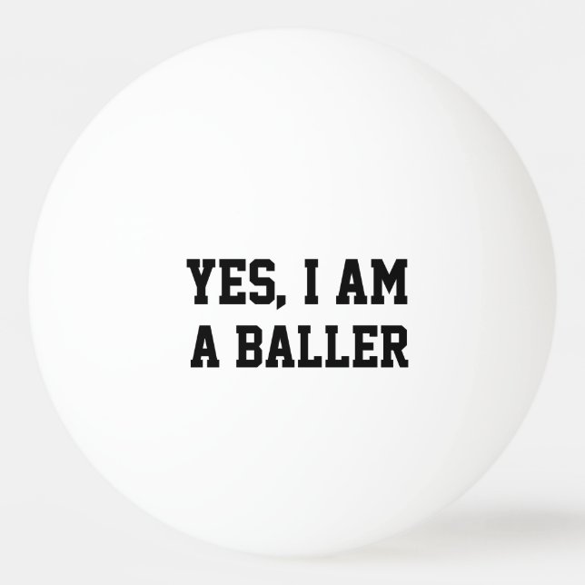 Ja, jag är en baller pingisboll (Framsidan)
