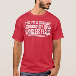 Ja, jag är en bilguy, jag byter min egen blinkersv t shirt