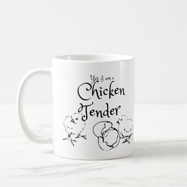 Ja, jag är en chickupphandlingskonstruktion med Ch Kaffemugg (Vänster)