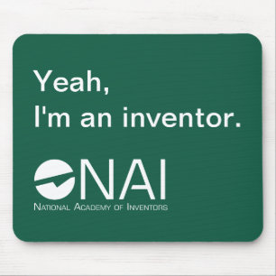 Ja, jag är en Inventor Mousepad - Grönt Musmatta