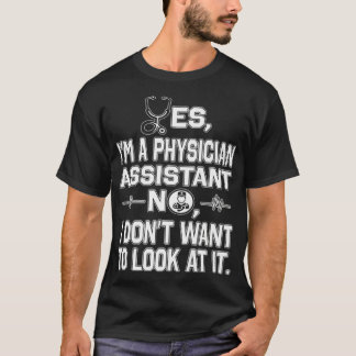 Ja, jag är en läkarassistent, men vill inte leta t shirt