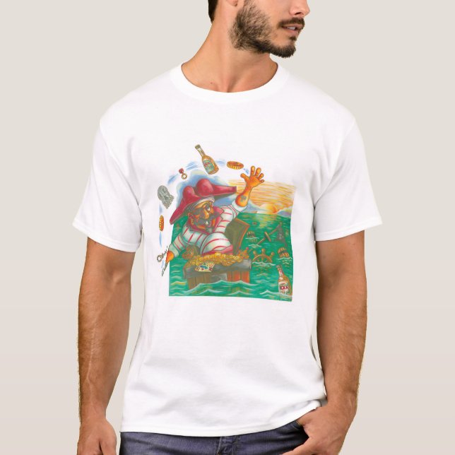 Ja jag är en pirat t-shirt (Framsida)
