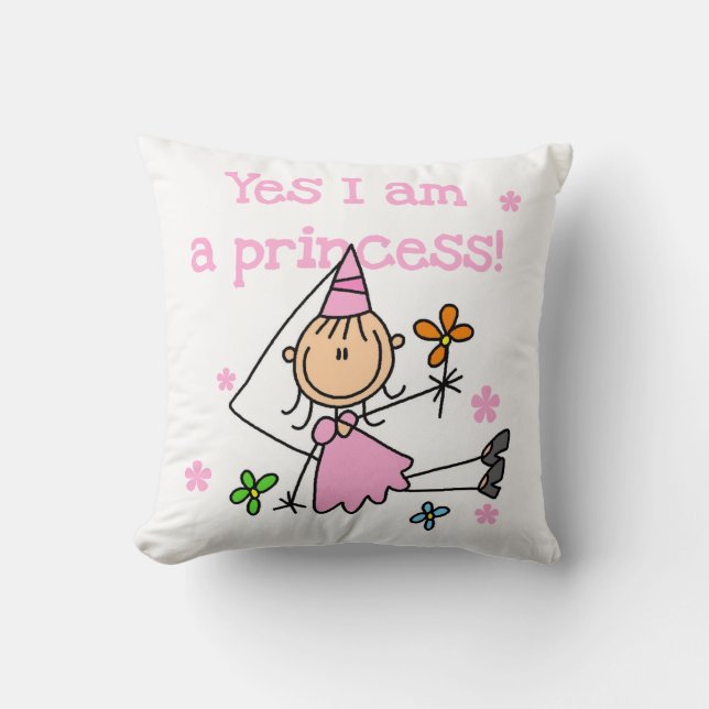 Ja, jag är en prinsessa kudde (Framsida)
