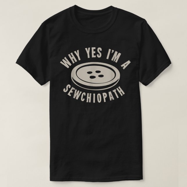Ja, jag är en sawchiopath  t shirt (Design framsida)