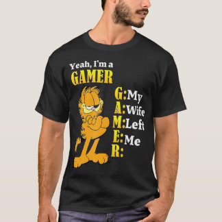 Ja, jag är en spelare som min fru lämnade mig spel t shirt