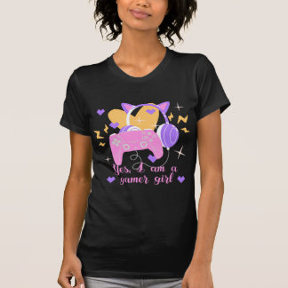 Ja, jag är en spelflicka t shirt