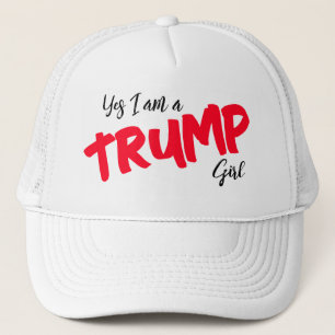 Ja, jag är en Trump Girl Keps