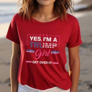 Ja, jag är en Trump Girl, ta över valet 2024 T Shirt