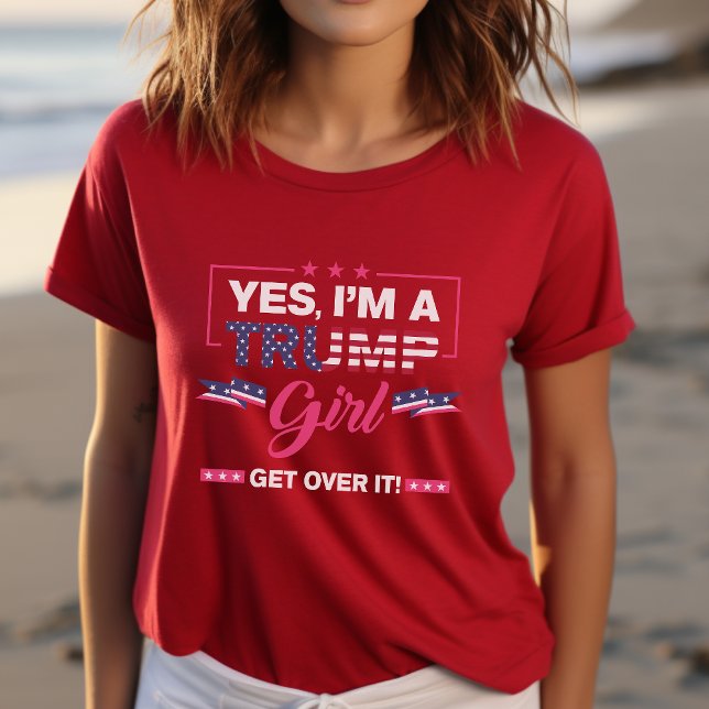 Ja, jag är en Trump Girl, ta över valet 2024 T Shirt (Skapare uppladdad)