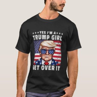 Ja, jag är en trump-tjej som tar över det. t shirt