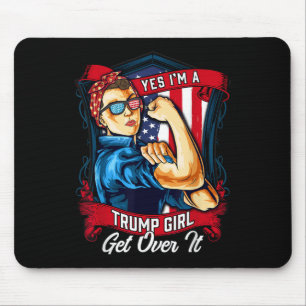 Ja, jag är en trumpflicka som kommer över den amer musmatta