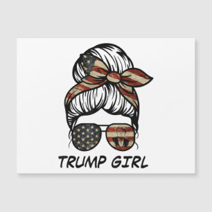Ja, jag är en trumpflicka som tar över den - Trump
