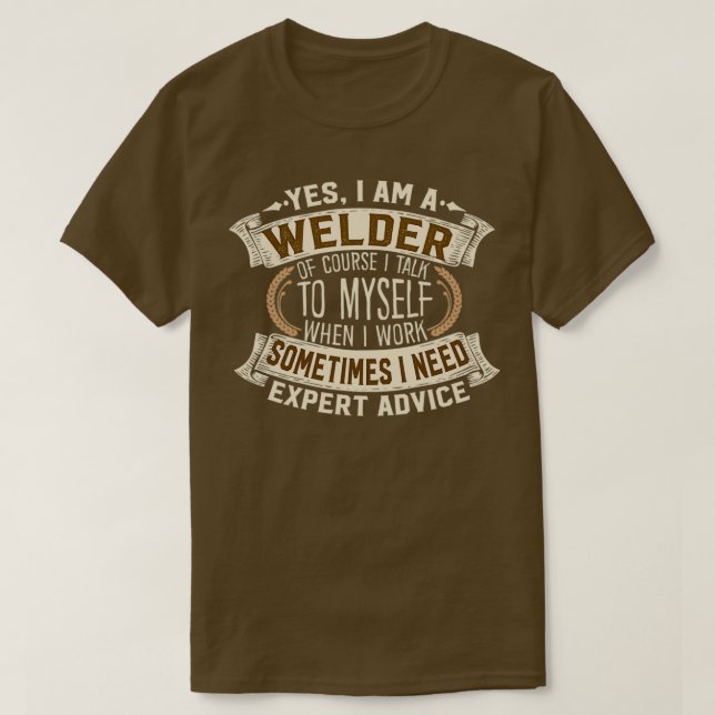 Ja, jag är en walder-smycken jobbfrasdesign T Shirt (Design framsida)