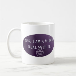 Ja, jag är en Witch. Kaffemugg