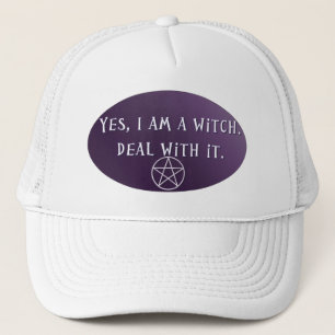 Ja, jag är en Witch. Truckerkeps