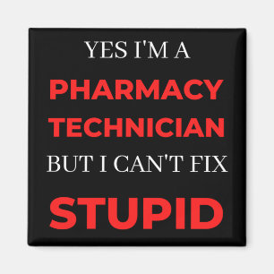 Ja, jag är farmaceut, men jag kan inte laga magnet