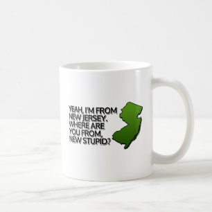 Ja, jag är från New jersey. Kaffemugg