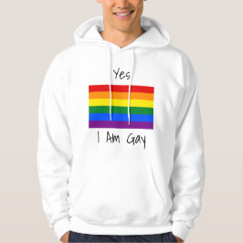 Ja, jag är Gay Hoodie