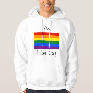 Ja, jag är Gay Hoodie