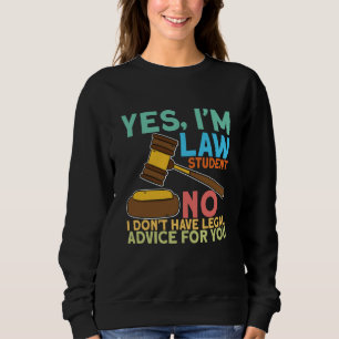 Ja Jag är juriststudent för blivande jurister och T Shirt