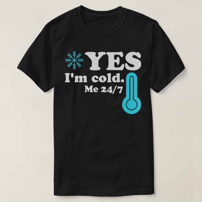 Ja, jag är Kall mig 24 7-finare citat Sarkastic -  T Shirt (Design framsida)