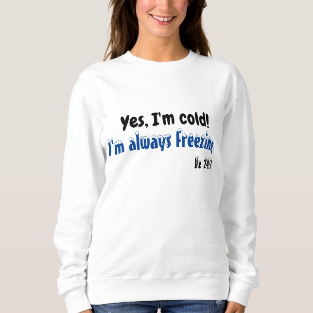 Ja, jag är Kall T Shirt (Framsida)