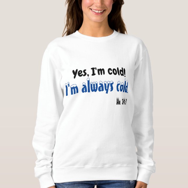 Ja, jag är Kall T Shirt (Framsida)