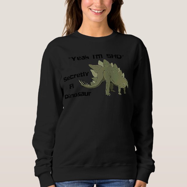 Ja, jag är Ledsen Hemligt en Dinosaur Stegosaurus  T Shirt (Framsida)