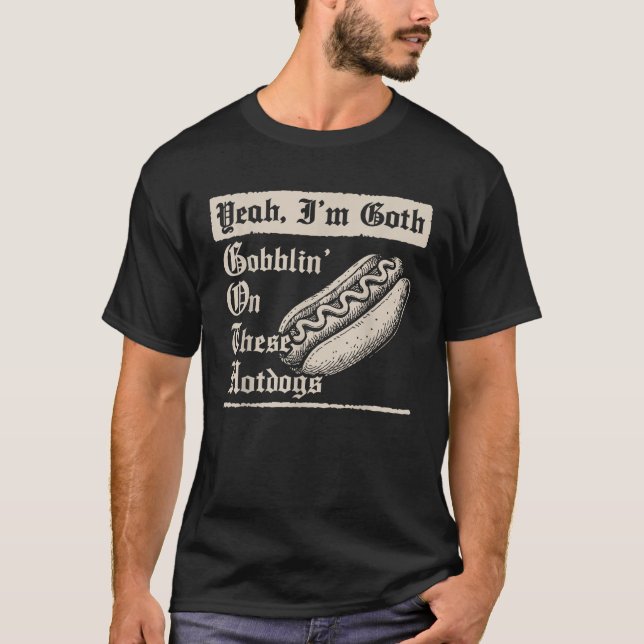 Ja, jag är på Hett Hundar T Shirt (Framsida)