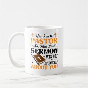 Ja, jag är pastor Gift Kaffemugg