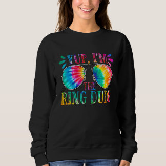 Ja jag är ringkillen Söt Tie Dye pojkars bröllop T Shirt