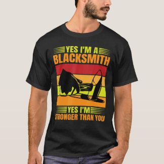 Ja, jag är starkare än du Blac. T Shirt