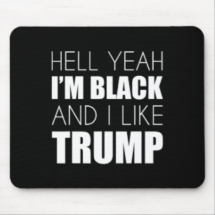 Ja, jag är svart och jag gillar Trump - välj Trump Musmatta