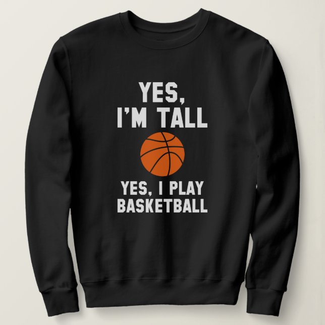 Ja, jag är Tall. T Shirt (Design framsida)