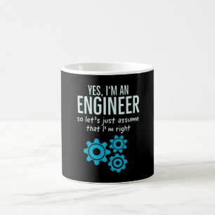 Ja, jag är teknisk ingenjör i Ingenjör Kaffemugg