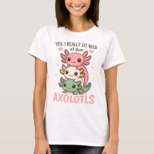 Ja, jag behöver verkligen alla dessa axolotler söt