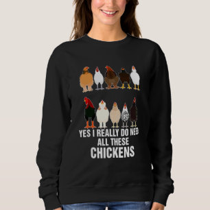 Ja, jag behöver verkligen alla dessa höns världsod t shirt