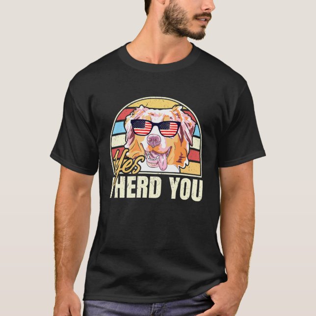 Ja, jag beställde dig Australian shepherd T Shirt (Framsida)