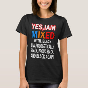 Ja, jag blandar mig med svartprod opologetisk t shirt