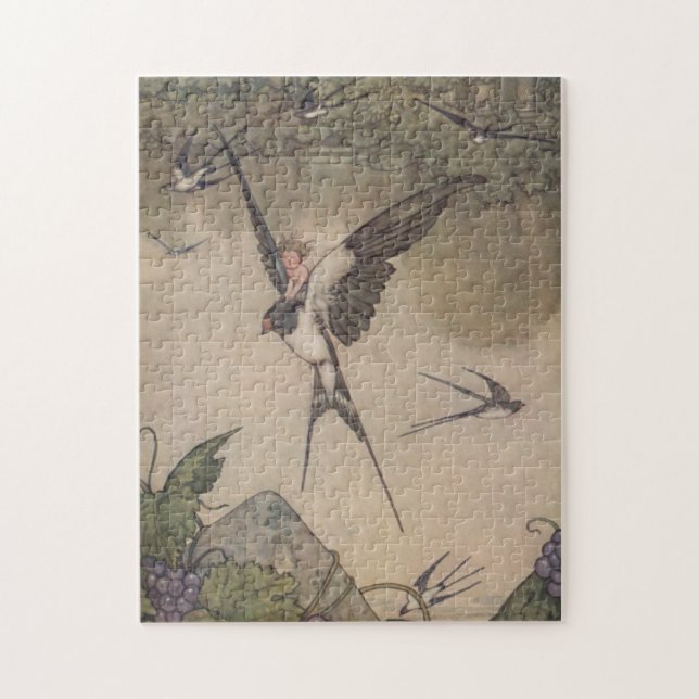 Ja, jag följer med dem! Said Tommelise, c1930 Pussel (Vertikal)