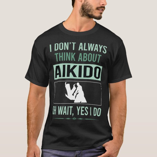 Ja, jag gör Aikido T Shirt (Framsida)