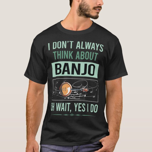 Ja, jag gör Banjo T Shirt (Framsida)