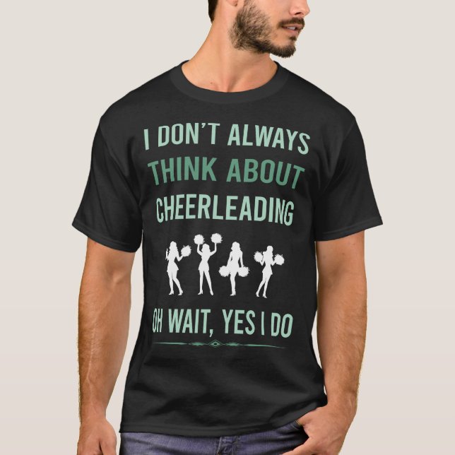 Ja jag gör Cheerleading Cheerleader T Shirt (Framsida)
